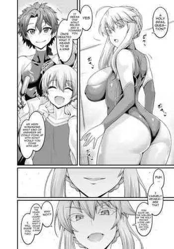 [Ankoman] Artoria, Seihai Mondou Futatabi | Questioning Artoria Again About The Holy Grail (Fate/Grand Order) [English] [Doujins.com]